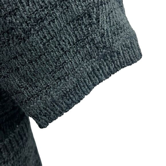 Soft Surroundings Black Patch Pocket Crewneck Tunic Sweater Size PS/PM - Picture 4 of 11